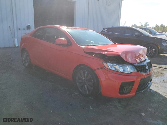 2013 Kia Forte Koup SX with VIN KNAFW6A38D5688761, listed as a Copart auction lot 43784245 with 148043 miles and Salvage Title. Bid and sale history available at carsss.com. Image 4.