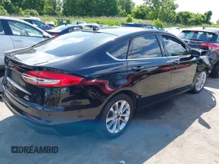 2020 Ford Fusion Hybrid SE with VIN 3FA6P0LU9LR161722, listed as a IAAI auction lot 42187436 with 49,376 mi miles. Bid and sale history available at carsss.com. Image 4.