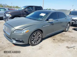 2017 Lincoln Continental Reserve with VIN 1LN6L9RP8H5603584, listed as a IAAI auction lot 42110073 with 164,075 mi miles. Bid and sale history available at carsss.com. Image 2.