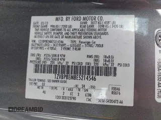 2014 Ford Mustang V6 with VIN 1ZVBP8EM8E5214546, listed as a IAAI auction lot 42773010 with 132,666 mi miles and . Bid and sale history available at DreamBid. Image 9.