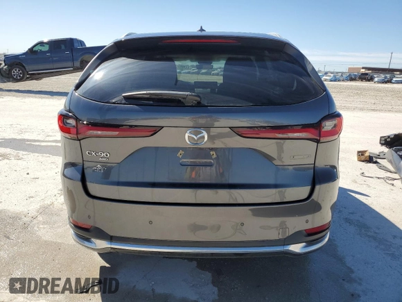 2024 Mazda CX-90 3.3 Turbo S with VIN JM3KK1HC7R1122618, listed as a Copart auction lot 49292855 with 30,233 mi miles and Salvage Title. Bid and sale history available at carsss.com. Image 6.