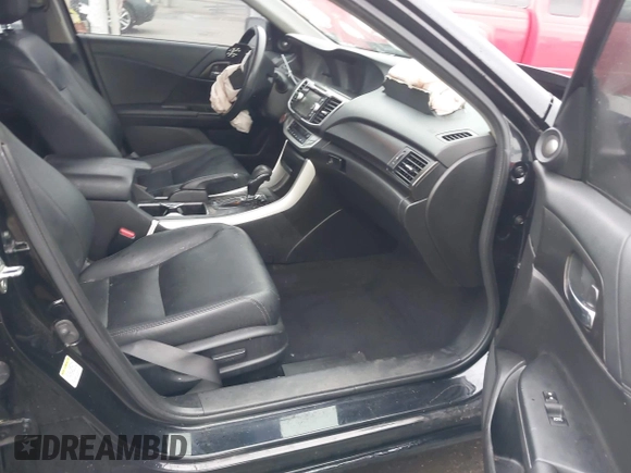 2013 Honda Accord EX-L with VIN 1HGCR2F82DA240843, listed as a IAAI auction lot 41932547 with 119,212 mi miles and . Bid and sale history available at DreamBid. Image 5.