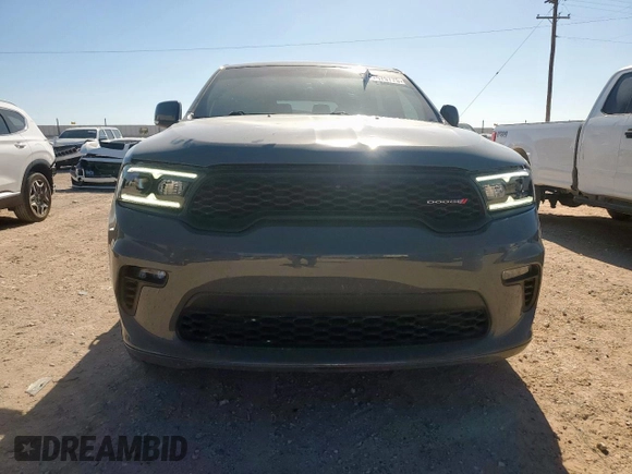 2021 Dodge Durango GT Plus with VIN 1C4RDJDG0MC786539, listed as a Copart auction lot 57579775 with 30,048 mi miles and Clean title. Bid and sale history available at DreamBid. Image 5.