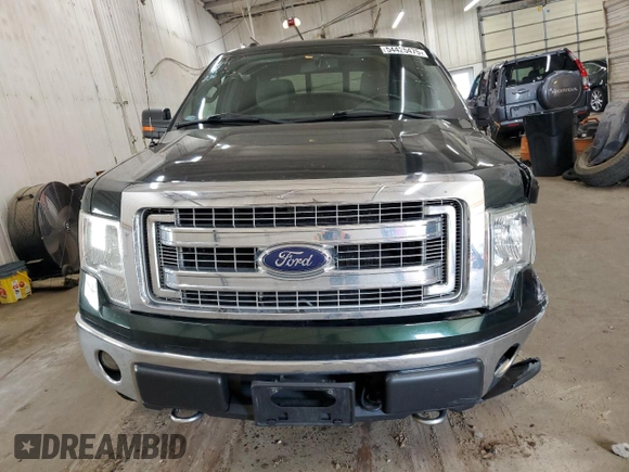 2014 Ford F-150 XL with VIN 1FTFW1EF4EKE00926, listed as a Copart auction lot 54425475 with 153,163 mi miles and Salvage Title. Bid and sale history available at carsss.com. Image 5.