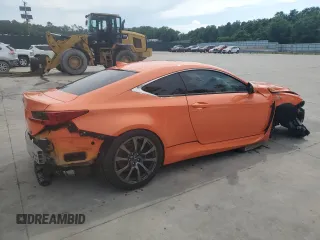 2015 Lexus RC F z VIN JTHHP5BC3F5001530, wystawiony jako Copart lot #56976165 z przebiegiem 104 935 mil mil oraz Szkoda całkowita • Salvage title. Historia ofert i sprzedaży dostępna na DreamBid. Obrazek 3.