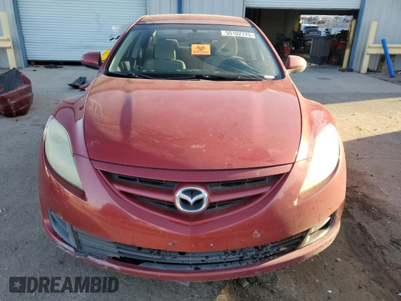 2010 Mazda 6 i Sport with VIN 1YVHZ8BH3A5M39864, listed as a Copart auction lot 55102725 with 173,548 mi miles and Salvage title. Bid and sale history available at DreamBid. Image 5.