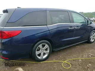 2018 Honda Odyssey EX with VIN 5FNRL6H57JB103291, listed as a Copart auction lot 58733025 with 177,279 mi miles and Salvage title. Bid and sale history available at DreamBid. Image 14.