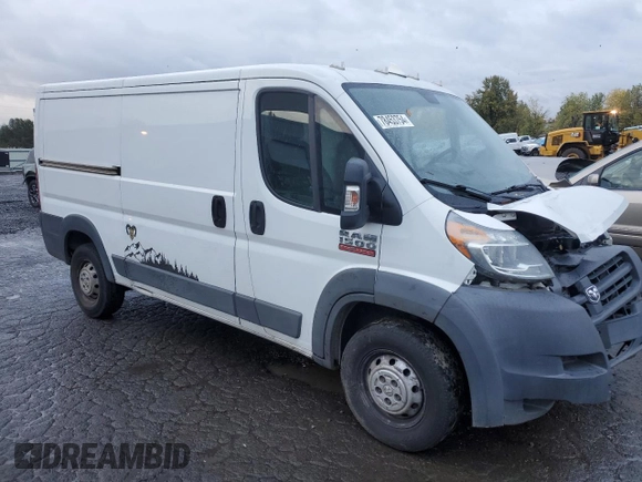 2016 Ram ProMaster Cargo with VIN 3C6TRVAG0GE101673, listed as a Copart auction lot 78453754 with 169,523 mi miles and Salvage Title. Bid and sale history available at DreamBid. Image 4.