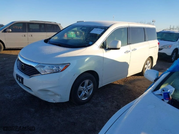 2012 Nissan Quest SL with VIN JN8AE2KP7C9049440, listed as a IAAI auction lot 41387304 with 72,797 mi miles. Bid and sale history available at carsss.com. Image 2.
