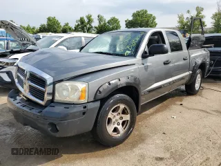 2005 Dodge Dakota SLT z VIN 1D7HE48N05S314132, wystawiony jako Copart lot #62153634 z przebiegiem 177 064 mil mil oraz Szkoda całkowita • Salvage title. Historia ofert i sprzedaży dostępna na DreamBid. Obrazek 1.