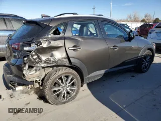 2017 Mazda CX-3 Touring with VIN JM1DKFC76H0168549, listed as a Copart auction lot 47499205 with 75,978 mi miles and Salvage Title. Bid and sale history available at carsss.com. Image 3.