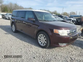 2009 Ford Flex SEL with VIN 2FMDK52C19BA03934, listed as a Copart auction lot 50791585 with 197,491 mi miles and Salvage Title. Bid and sale history available at carsss.com. Image 4.