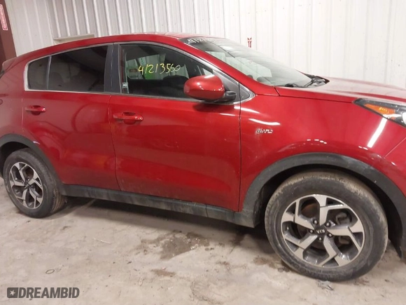 2020 Kia Sportage LX with VIN KNDPMCACXL7829571, listed as a IAAI auction lot 41213560 with 29,761 mi miles. Bid and sale history available at carsss.com. Image 14.