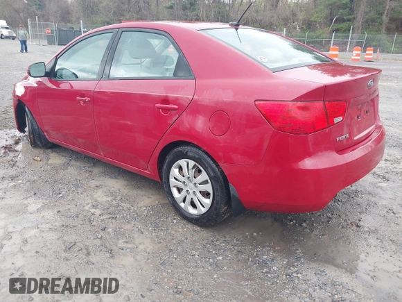 2013 Kia Forte EX with VIN KNAFU4A27D5729222, listed as a IAAI auction lot 42005687 with 124,785 mi miles. Bid and sale history available at carsss.com. Image 3.