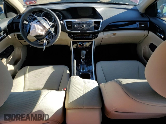 2016 Honda Accord LX with VIN 1HGCR2F30GA008069, listed as a Copart auction lot 49627865 with Not Provided miles and Salvage Title. Bid and sale history available at DreamBid. Image 8.