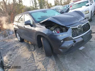2023 Toyota Highlander L with VIN 5TDKDRBH2PS039426, listed as a IAAI auction lot 41572761 with 28,220 mi miles. Bid and sale history available at carsss.com. Image 1.