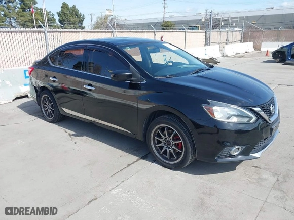 2016 Nissan Sentra SR with VIN 3N1AB7AP1GL650555, listed as a IAAI auction lot 41851416 with 156,299 mi miles. Bid and sale history available at carsss.com. Image 1.