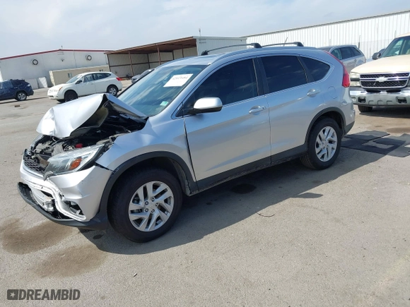 2015 Honda CR-V EX with VIN 2HKRM3H54FH528195, listed as a IAAI auction lot 42019484 with 42,217 mi miles. Bid and sale history available at carsss.com. Image 18.
