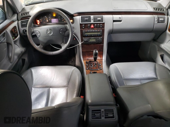 2001 Mercedes-Benz E-Class AWD with VIN WDBJF82J11X056639, listed as a Copart auction lot 49428325 with 145,218 mi miles and Salvage Title. Bid and sale history available at carsss.com. Image 8.