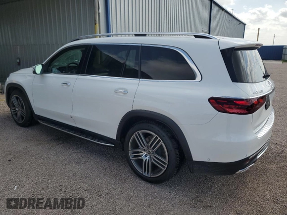 2025 Mercedes-Benz GLS 450 с VIN 4JGFF5KE2SB370660, выставлен на аукционе Copart как лот 55674115 с пробегом 1 338 миль миль и Чистый • Clean title. История ставок и продаж доступна на DreamBid. Изображение 2.