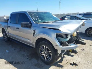 2021 Ford F-150 XL with VIN 1FTEW1CP1MFA37841, listed as a IAAI auction lot 41844142 with 1 mi miles. Bid and sale history available at carsss.com. Image 1.