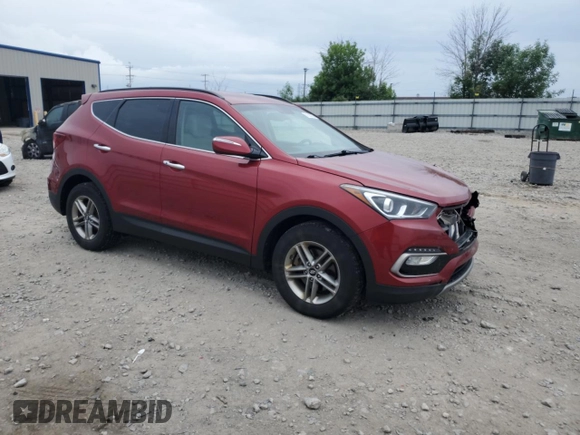 2018 Hyundai Santa Fe 2.4L with VIN 5XYZUDLB4JG505969, listed as a Copart auction lot 61583205 with 137,607 mi miles and Clean title. Bid and sale history available at DreamBid. Image 4.