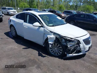 2011 Buick Regal CXL RL6 with VIN W04GU5GC4B1034384, listed as a IAAI auction lot 42053618 with 1 mi miles. Bid and sale history available at carsss.com. Image 1.