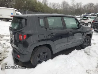 2018 Jeep Renegade Sport with VIN ZACCJBAB2JPG70389, listed as a Copart auction lot 45098815 with 126,241 mi miles and Salvage title. Bid and sale history available at DreamBid. Image 3.