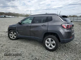 2020 Jeep Compass Latitude with VIN 3C4NJDBB1LT205116, listed as a Copart auction lot 53227985 with 51,688 mi miles and Salvage title. Bid and sale history available at DreamBid. Image 2.