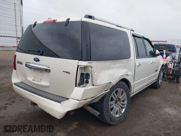 2008 Ford Expedition EL Limited with VIN 1FMFK205X8LA06664, listed as a IAAI auction lot 41258163 with 247,906 mi miles. Bid and sale history available at carsss.com. Image 6.