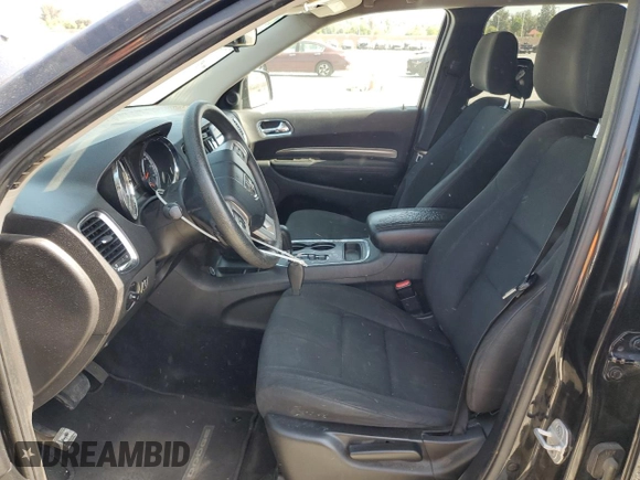 2013 Dodge Durango SXT with VIN 1C4RDHAG4DC687624, listed as a Copart auction lot 62344265 with 157,214 mi miles and Salvage title. Bid and sale history available at DreamBid. Image 7.