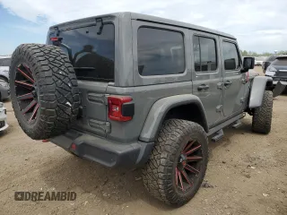 2021 Jeep Wrangler Unlimited Rubicon z VIN 1C4HJXFG4MW531718, wystawiony jako Copart lot #56639895 z przebiegiem 34 719 mil mil oraz Szkoda całkowita • Salvage title. Historia ofert i sprzedaży dostępna na DreamBid. Obrazek 3.