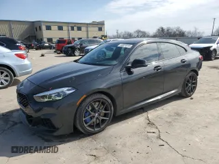 2021 BMW 2 Series M235i xDrive with VIN WBA13AL02M7J66141, listed as a Copart auction lot 44651015 with 22,656 mi miles and Salvage Title. Bid and sale history available at carsss.com. Image 1.