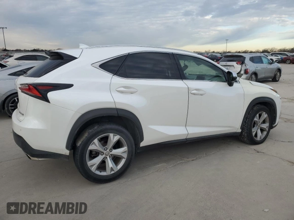 2017 Lexus NX with VIN JTJYARBZ1H2051519, listed as a Copart auction lot 87646765 with 95,862 mi miles and Salvage Title. Bid and sale history available at carsss.com. Image 3.