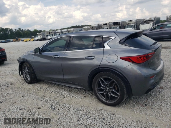 2017 Infiniti QX30 Sport with VIN SJKCH5CP3HA017180, listed as a Copart auction lot 53059114 with 99,433 mi miles. Bid and sale history available at carsss.com. Image 2.