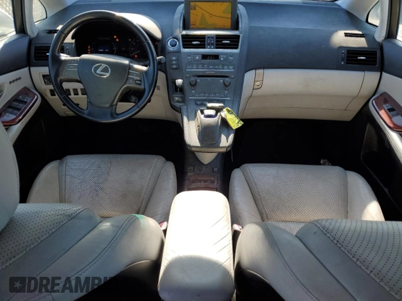 2010 Lexus HS 250h with VIN JTHBB1BA2A2005882, listed as a Copart auction lot 45194235 with 201,356 mi miles and Clean Title. Bid and sale history available at DreamBid. Image 8.