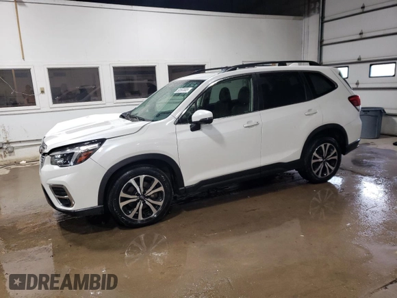 2021 Subaru Forester Limited with VIN JF2SKASC6MH441947, listed as a Copart auction lot 50597685 with 39,960 mi miles and Salvage Title. Bid and sale history available at carsss.com. Image 1.