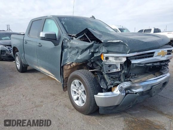 2025 Chevrolet Silverado 1500 LT with VIN 3GCPACED1SG188566, listed as a IAAI auction lot 41951500 with 6,875 mi miles and . Bid and sale history available at DreamBid. Image 1.