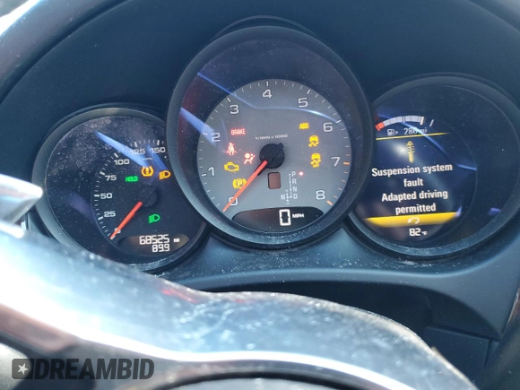 2016 Porsche Macan S with VIN WP1AB2A51GLB52400, listed as a Copart auction lot 57483095 with 68,525 mi miles and Salvage title. Bid and sale history available at DreamBid. Image 9.