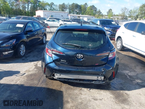 2019 Toyota Corolla Hatchback SE with VIN JTNK4RBE1K3024766, listed as a IAAI auction lot 42037121 with 121,595 mi miles. Bid and sale history available at carsss.com. Image 16.