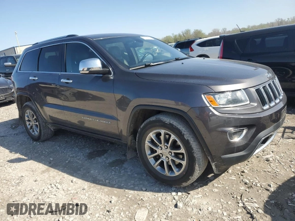 2015 Jeep Grand Cherokee Limited with VIN 1C4RJFBG4FC157894, listed as a Copart auction lot 52006285 with 153,029 mi miles and Salvage Title. Bid and sale history available at carsss.com. Image 4.