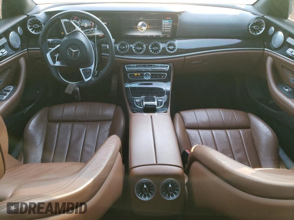 2018 Mercedes-Benz E-Class E 400 with VIN WDD1J6GB0JF009586, listed as a Copart auction lot 87794405 with 66,647 mi miles and Salvage Title. Bid and sale history available at carsss.com. Image 8.