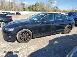 2018 Audi A5 Sportback Prestige with VIN WAUCNCF54JA060889, listed as a Copart auction lot 75682634 with 65,560 mi miles and Salvage Title. Bid and sale history available at carsss.com. Image 1.