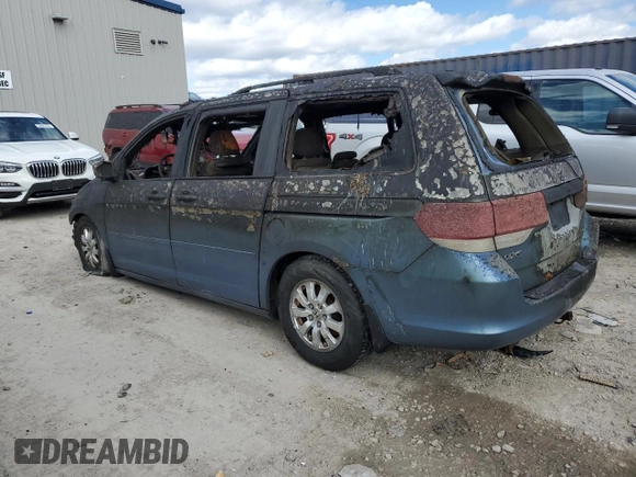 2009 Honda Odyssey EX-L with VIN 5FNRL38699B021100, listed as a Copart auction lot 52871295 with Not Provided miles and Non Repairable. Bid and sale history available at DreamBid. Image 2.