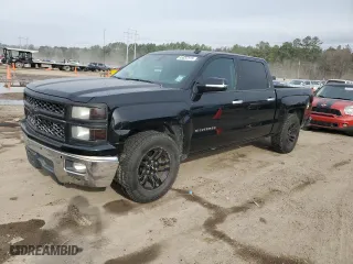 2014 Chevrolet Silverado 1500 LT with VIN 3GCPCREC6EG219321, listed as a Copart auction lot 46837315 with 186,403 mi miles and Salvage Title. Bid and sale history available at carsss.com. Image 1.