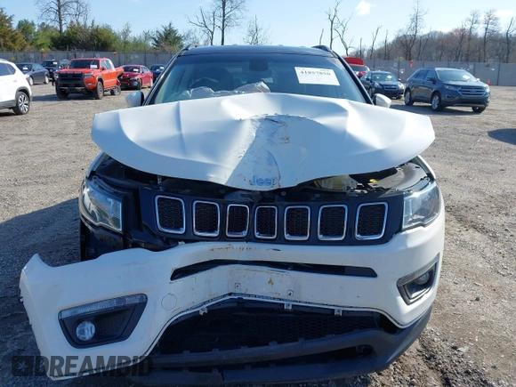 2018 Jeep Compass Latitude z VIN 3C4NJDBB9JT436746, wystawiony jako IAAI lot #41857850 z przebiegiem 126 610 mil mil oraz . Historia ofert i sprzedaży dostępna na DreamBid. Obrazek 12.