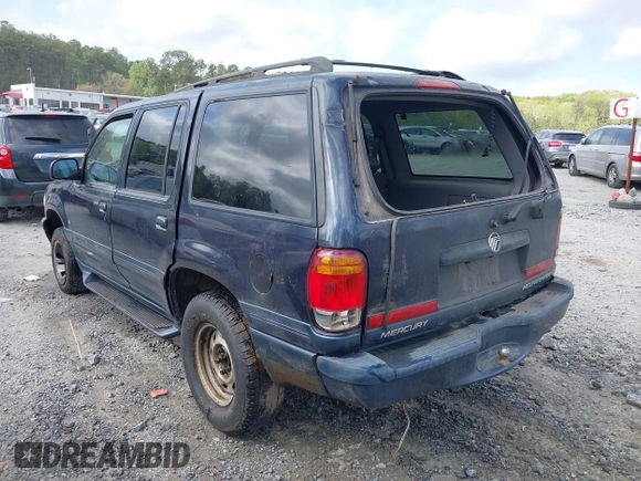 1999 Mercury Mountaineer z VIN 4M2DU52P3XUJ37055, wystawiony jako IAAI lot #41940577 z przebiegiem 218 702 mil mil oraz . Historia ofert i sprzedaży dostępna na DreamBid. Obrazek 3.