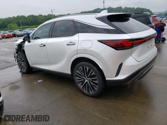2023 Lexus RX 350 with VIN 2T2BAMBA1PC010728, listed as a Copart auction lot 60052205 with 7,096 mi miles and Salvage title. Bid and sale history available at DreamBid. Image 2.