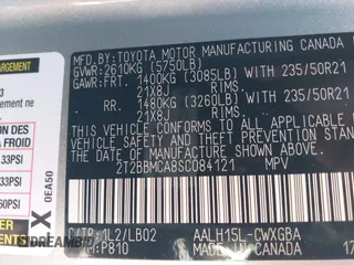 2025 Lexus RX 350h with VIN 2T2BBMCA8SC084121, listed as a IAAI auction lot 42644072 with 4,200 mi miles and . Bid and sale history available at DreamBid. Image 9.