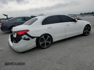 2022 Mercedes-Benz C 300 z VIN W1KAF4GB8NR053068, wystawiony jako Copart lot #57099215 z przebiegiem 32 308 mil mil oraz Szkoda całkowita • Salvage title. Historia ofert i sprzedaży dostępna na DreamBid. Obrazek 3.